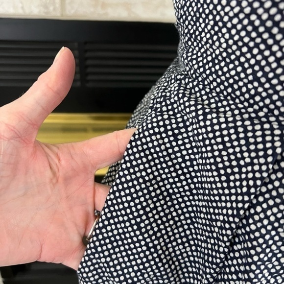 J.Crew Fit and Flare Strapless Mini Dress with Tight Spots Pattern - Picture 8 of 12